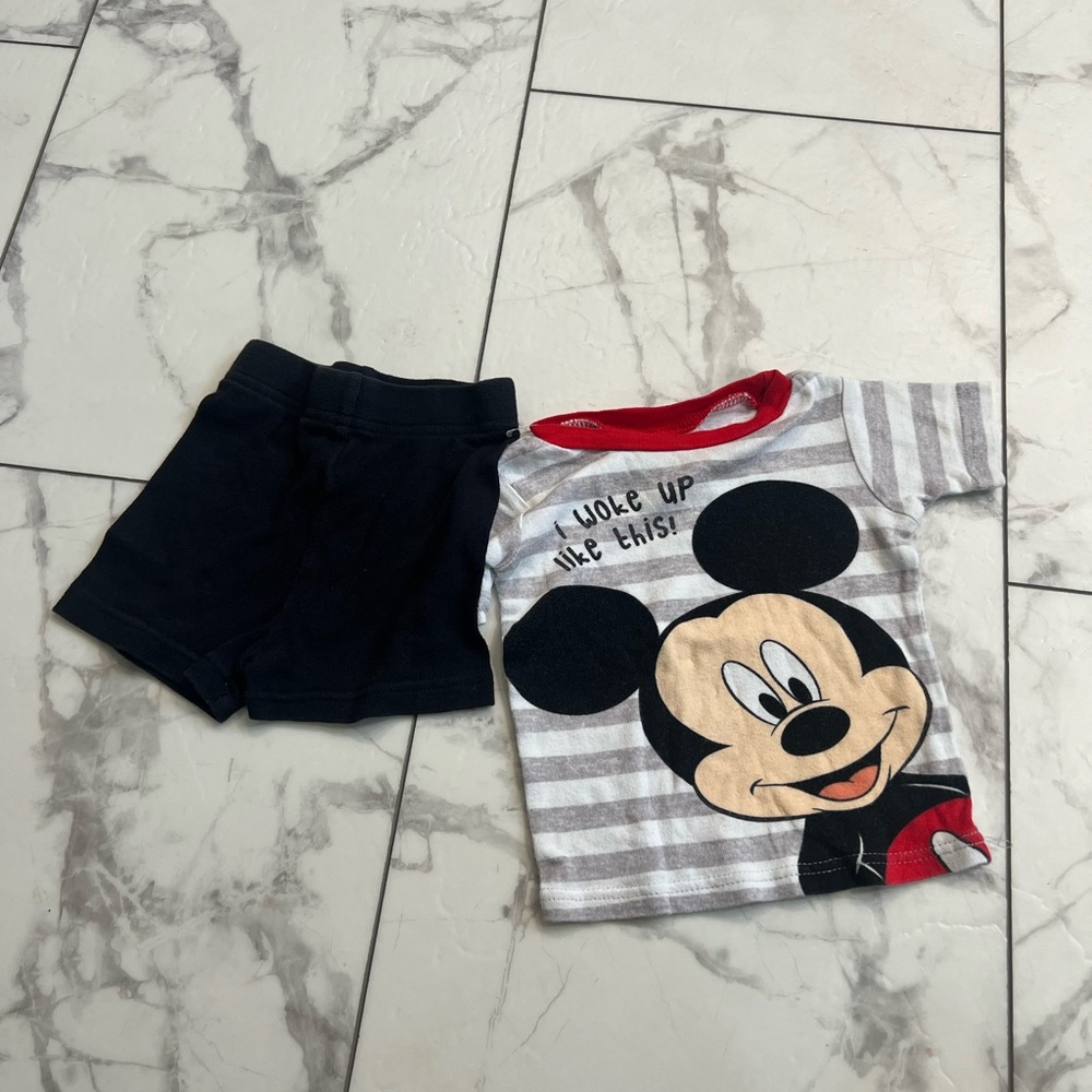 Disney Red and Black Baby Outfit I woke up like this